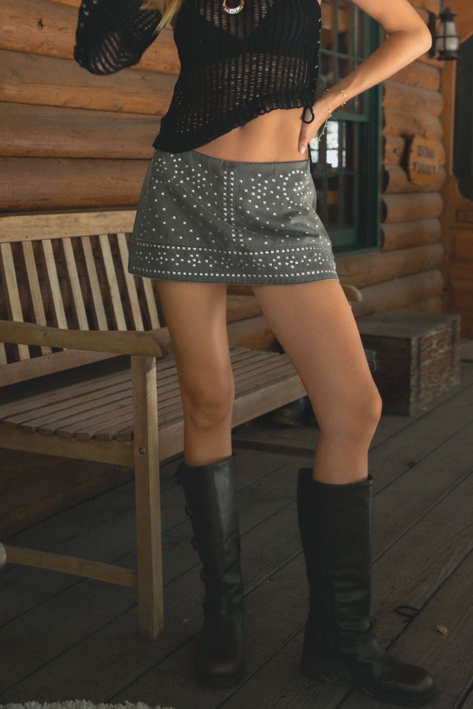 SF31375-DOLCHE Mini Skirt (image 1 of 5)