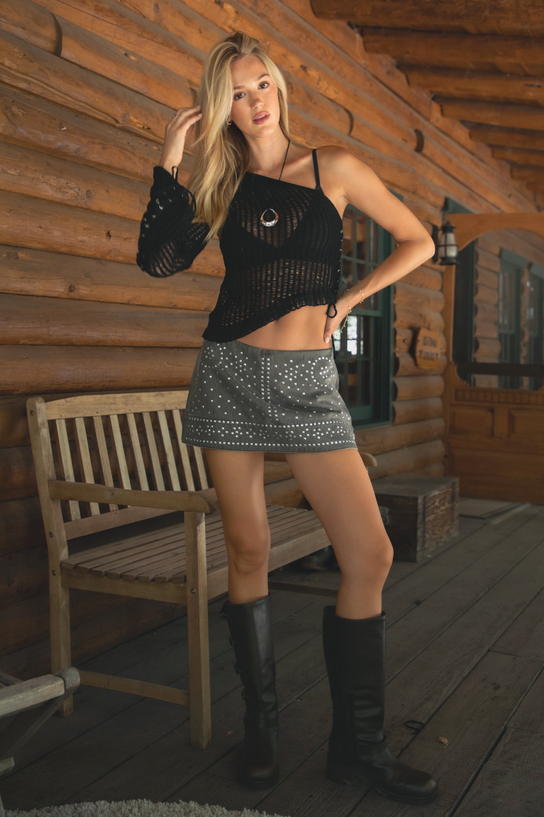 SF31375-DOLCHE Mini Skirt (image 2 of 5)