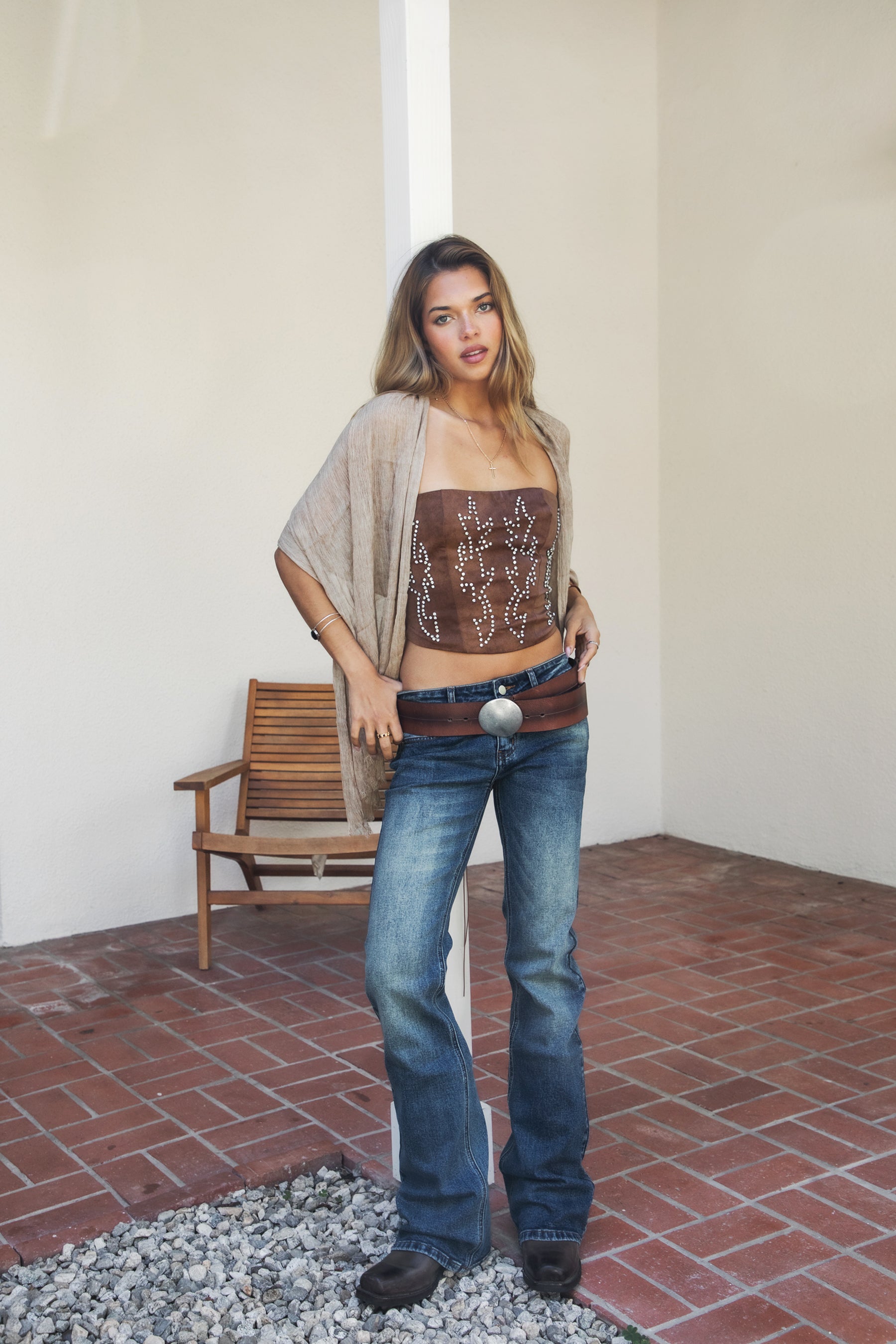 TA29069-BECKEE Rhinestone Top (image 4 of 5)