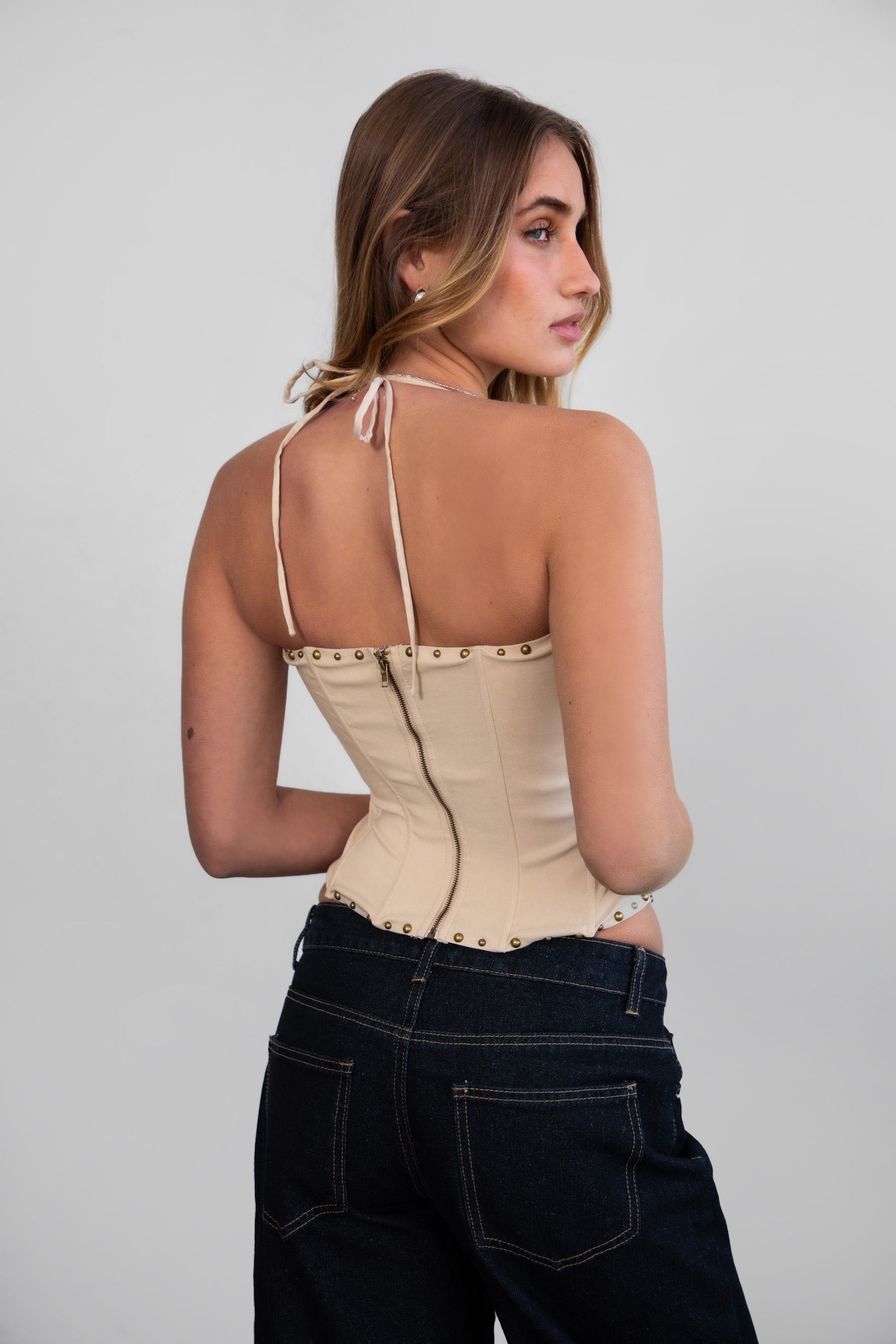 TA31103-CLEMENTINE Halter Top (image 3 of 5)