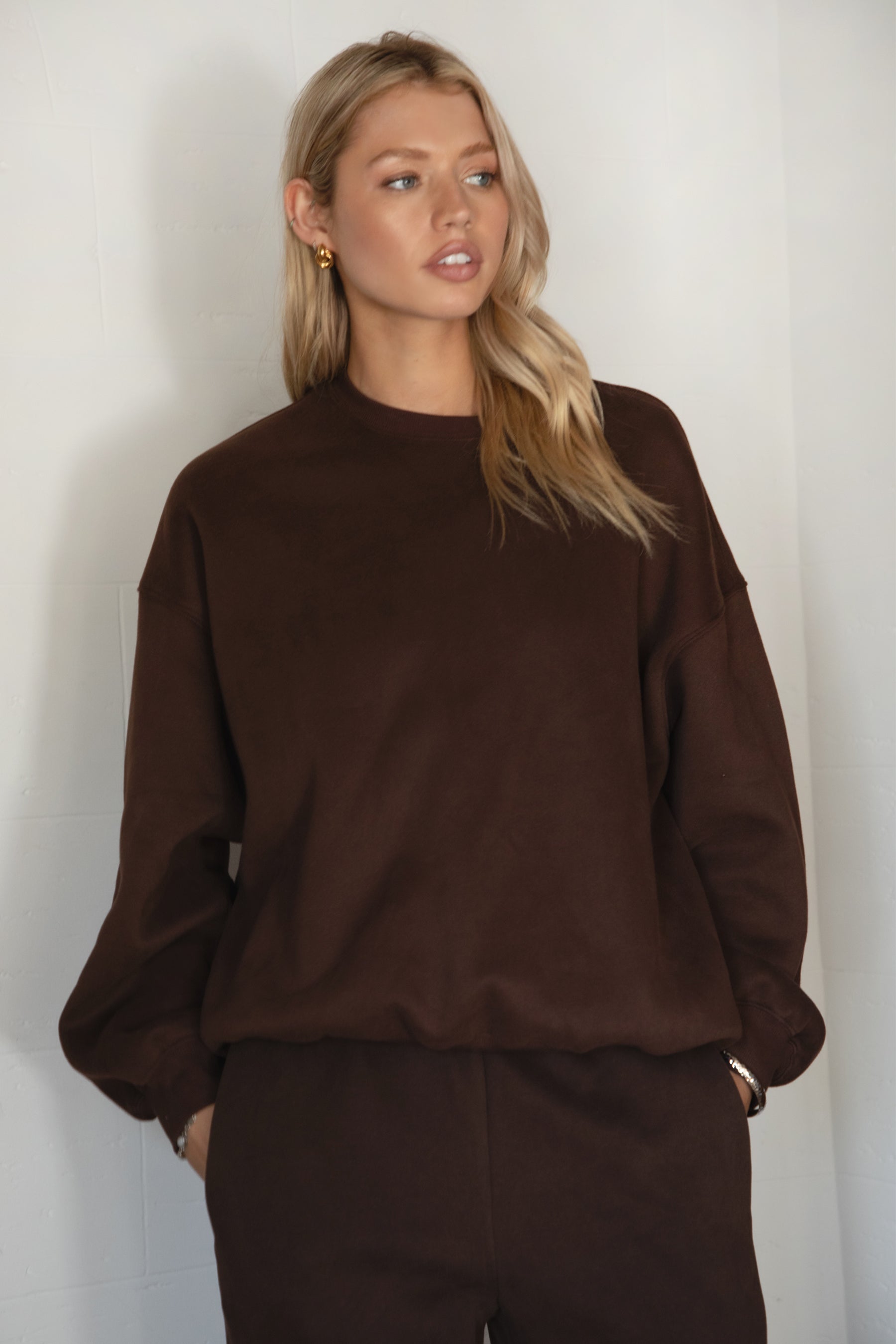 TH28243-VARSITY Crewneck Sweater (image 1 of 5)
