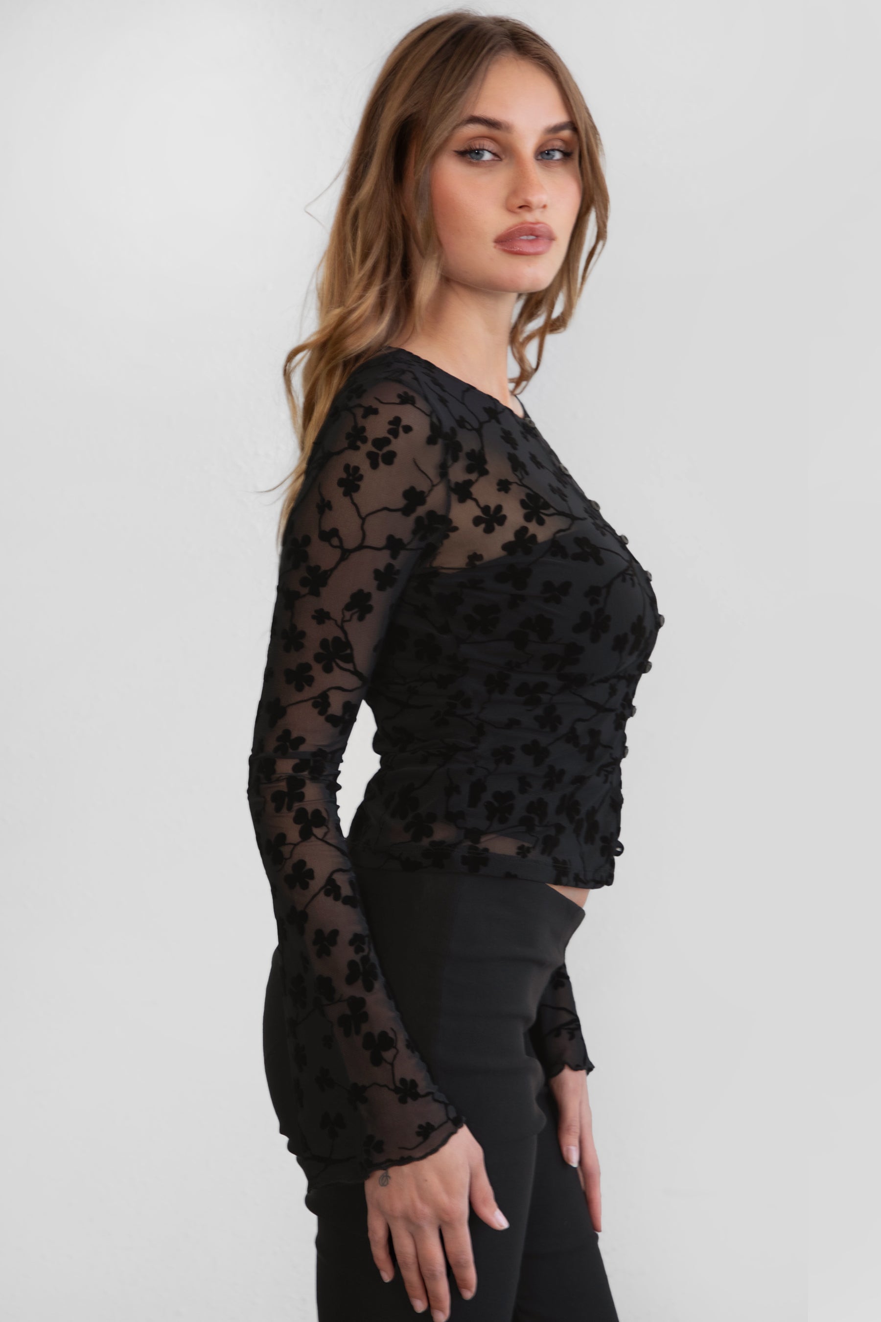TH31342-LINETTE Longsleeve Top (image 2 of 4)