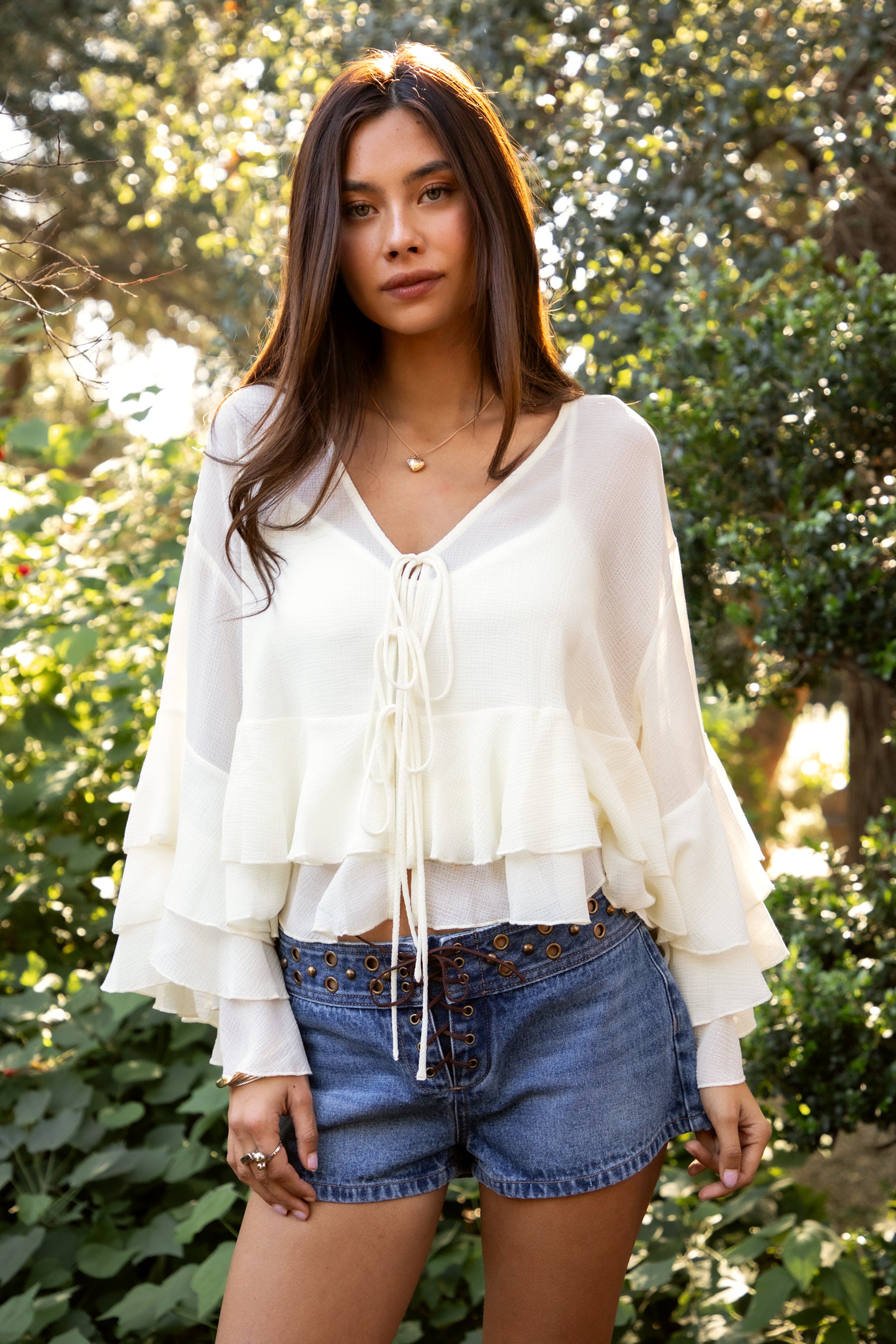 TH31917-BRIEANNE Top (image 1 of 5)